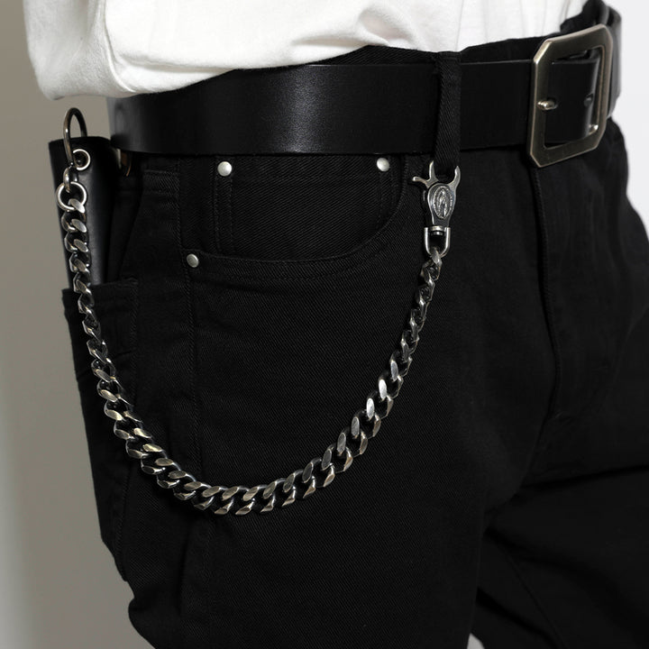 CLASSIC WALLET CHAIN MARIA CLIP BRASS SILVER COATING