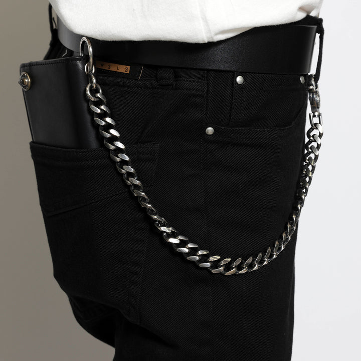 CLASSIC WALLET CHAIN MARIA CLIP BRASS SILVER COATING