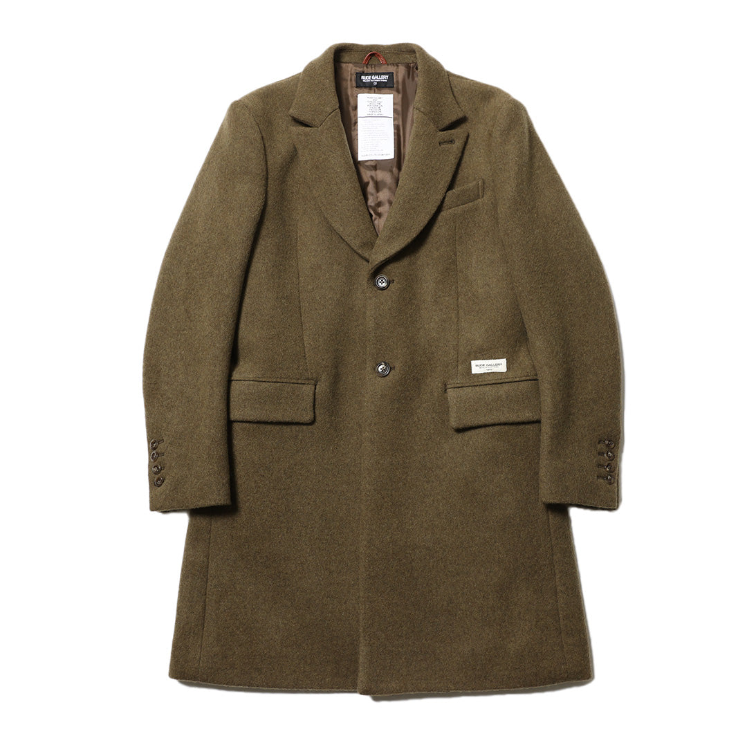 ルードギャラリー　NOCOLLAR LONG COAT　出品23日日曜日まで 人気沸騰】 ルードギャラリー 出品23日日曜日まで COAT LONG