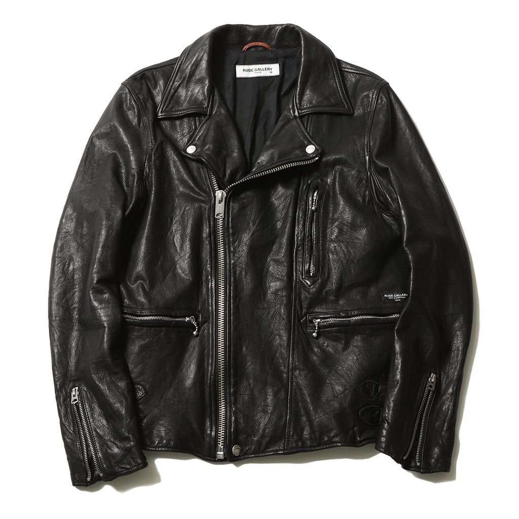 RUDE GALLERY - ダウンベスト RUDE GALLERY BLACK REBELのベストを使った人気ファッション