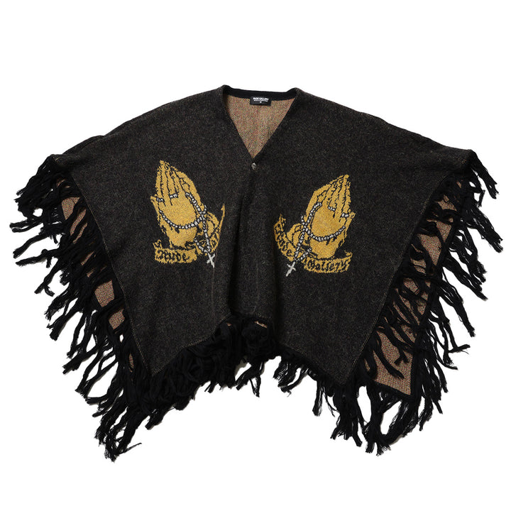 MARIA KNIT PONCHO