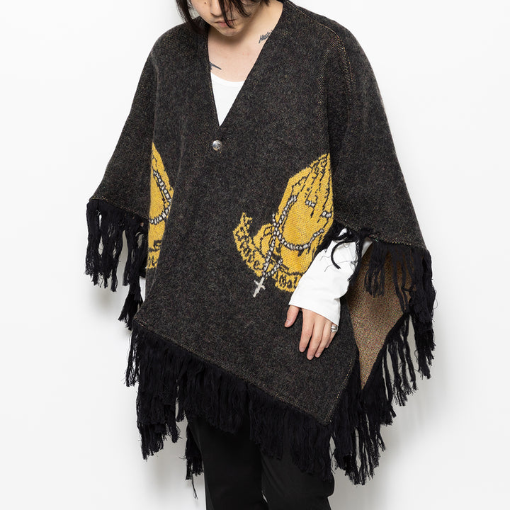 MARIA KNIT PONCHO