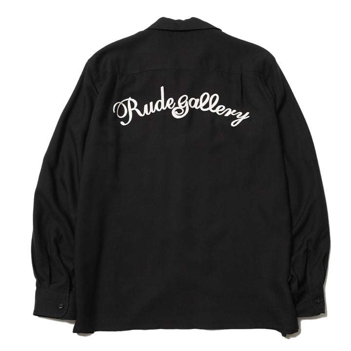 CAT OPEN COLLAR LS SHIRT