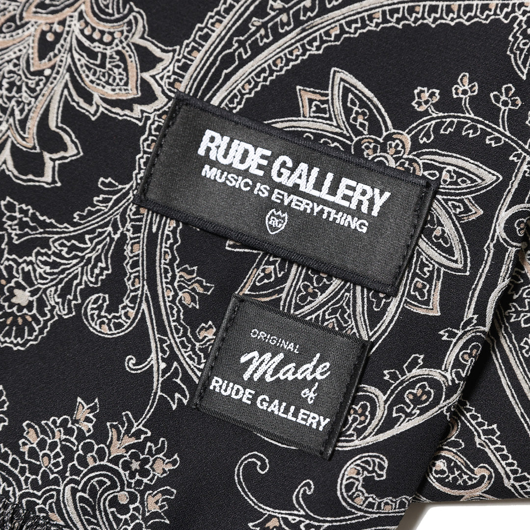 RUDE GALLERY PAISLEY STOLE BLACK×BUR 新品 PAISLEY STOLE – RUDE GALLERY OFFICIAL ONLINE SHOP