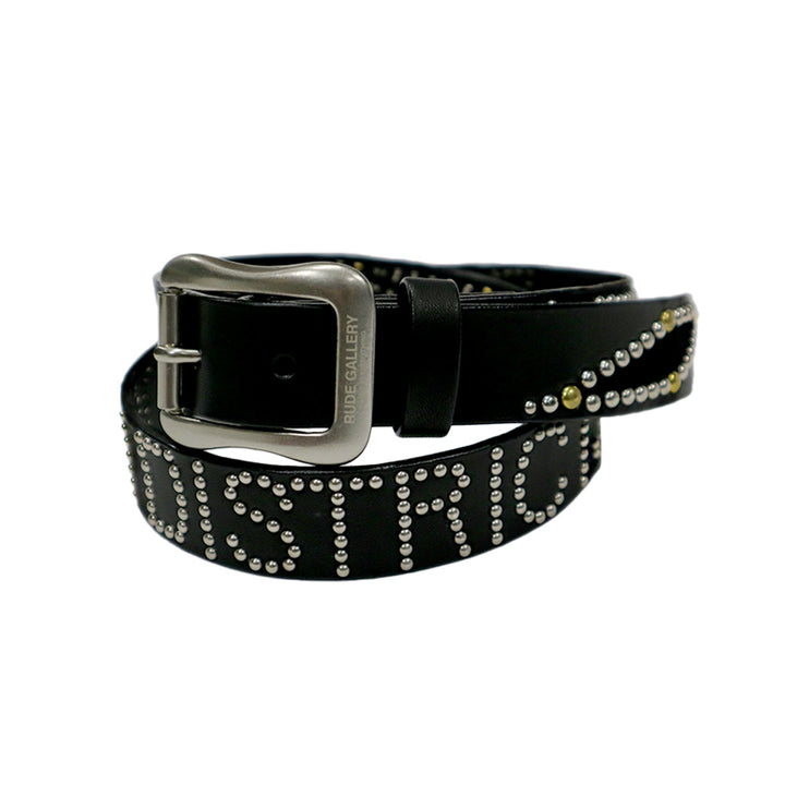 DIA INLAY STUDS BELT