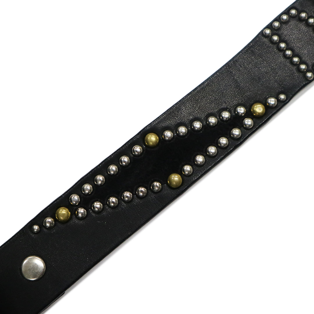 DIA INLAY STUDS BELT