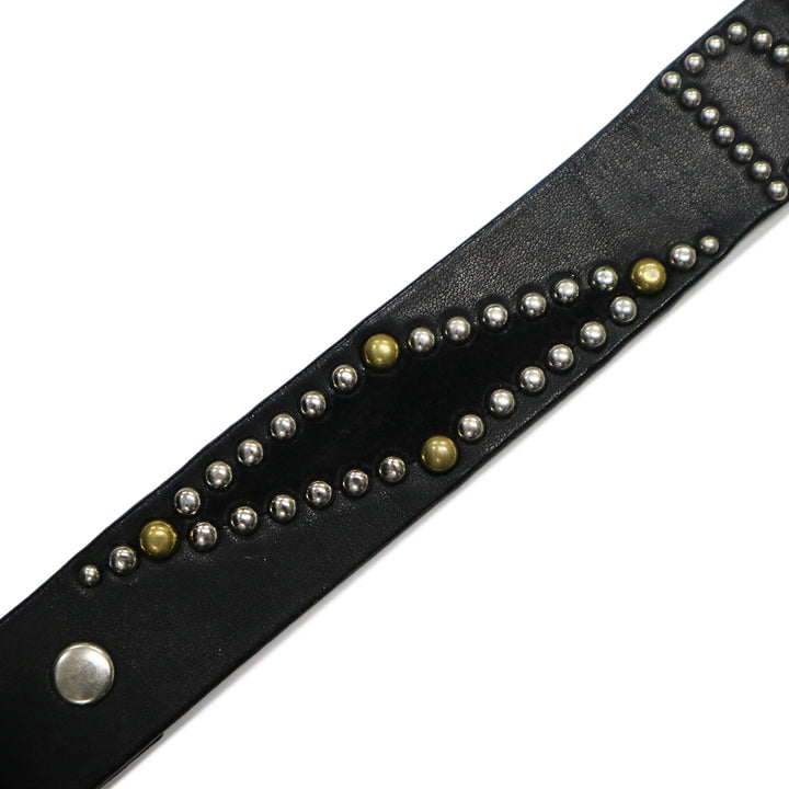 DIA INLAY STUDS BELT