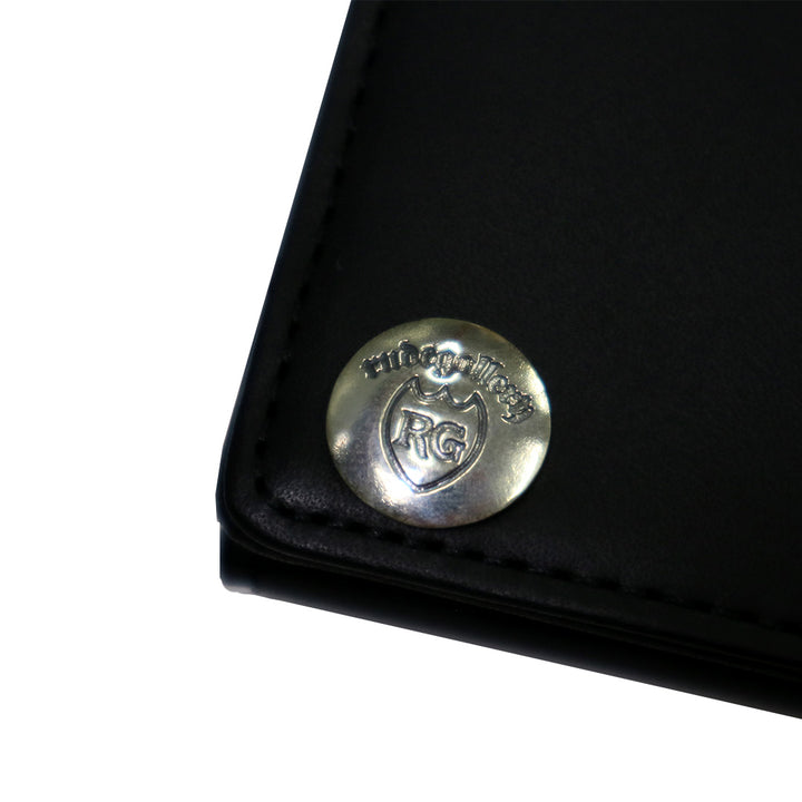 LEATHER LONG WALLET - LABEL