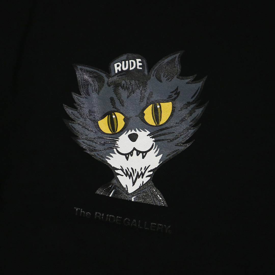 BLACK CAT BIG CREW SWEAT