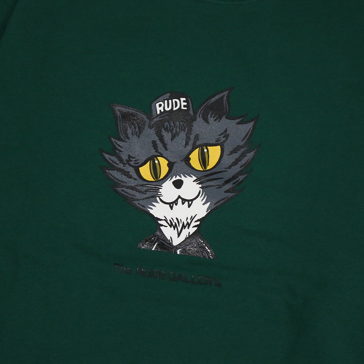 BLACK CAT BIG CREW SWEAT