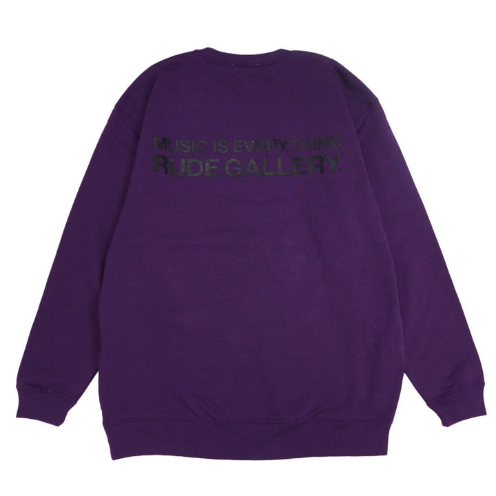 BLACK CAT BIG CREW SWEAT