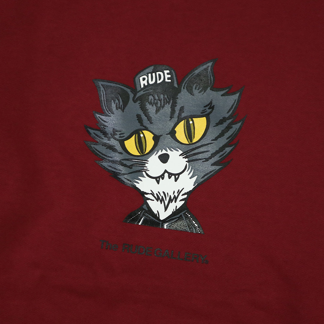 BLACK CAT BIG CREW SWEAT