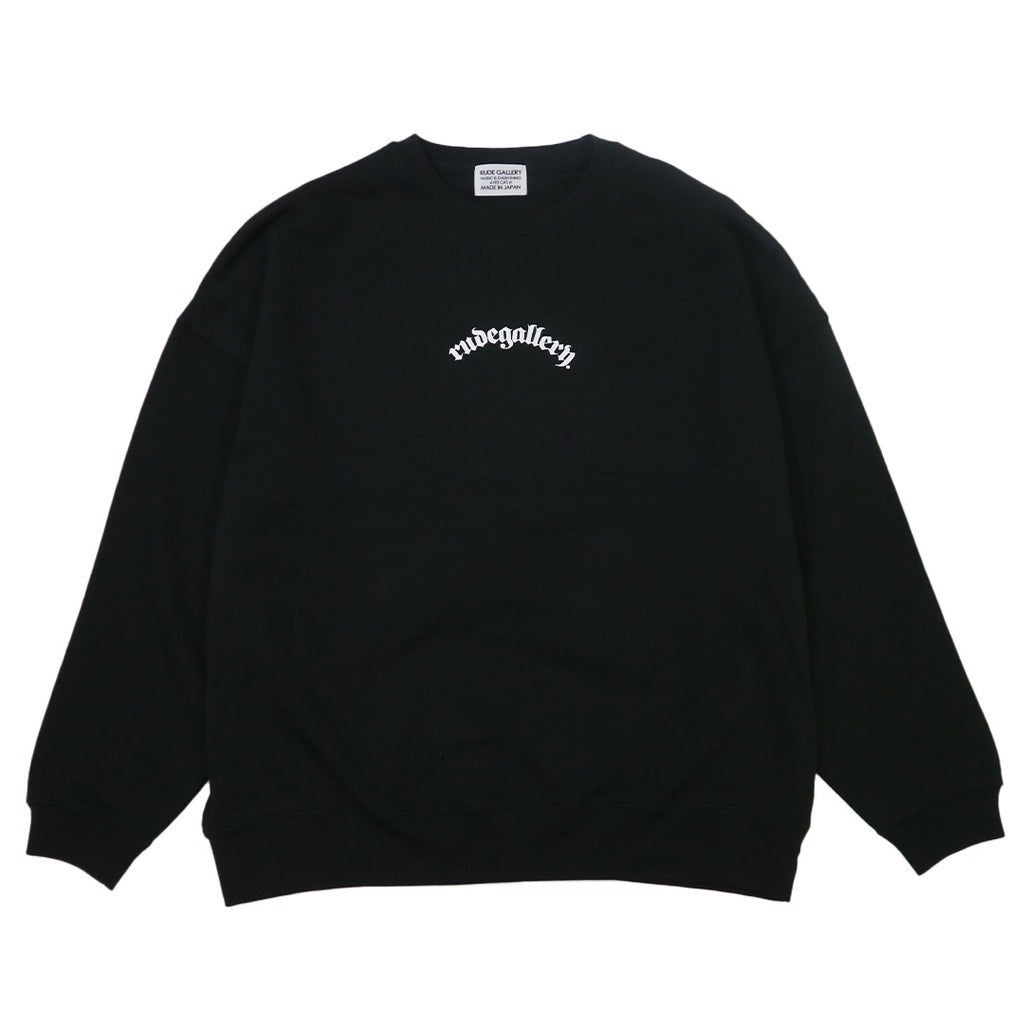 ARCH LOGO BIG CREW SWEAT – RUDE GALLERY OFFICIAL ONLINE SHOP