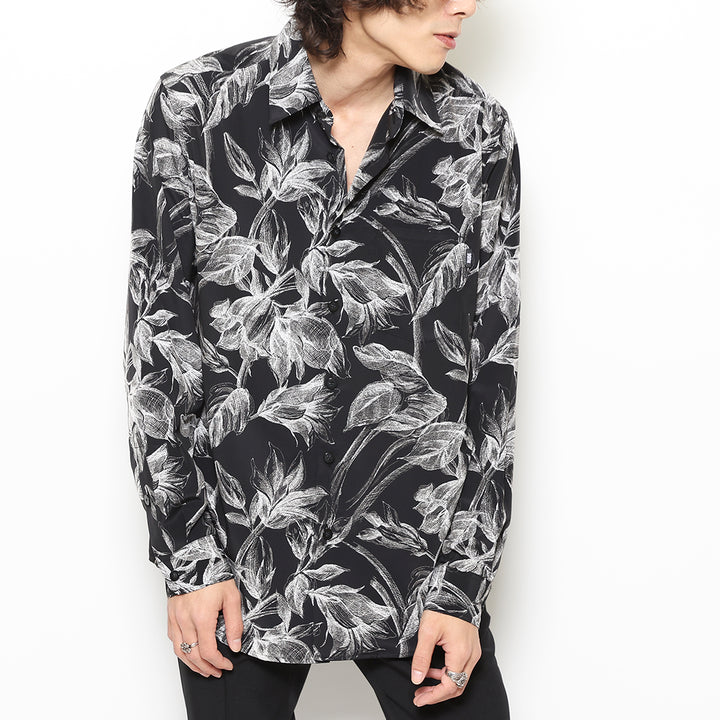 FLOWER LS SHIRT