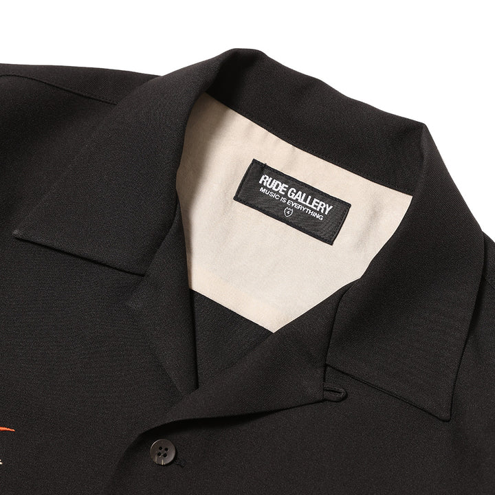 HUMMING BIRD OPEN COLLAR LS SHIRT