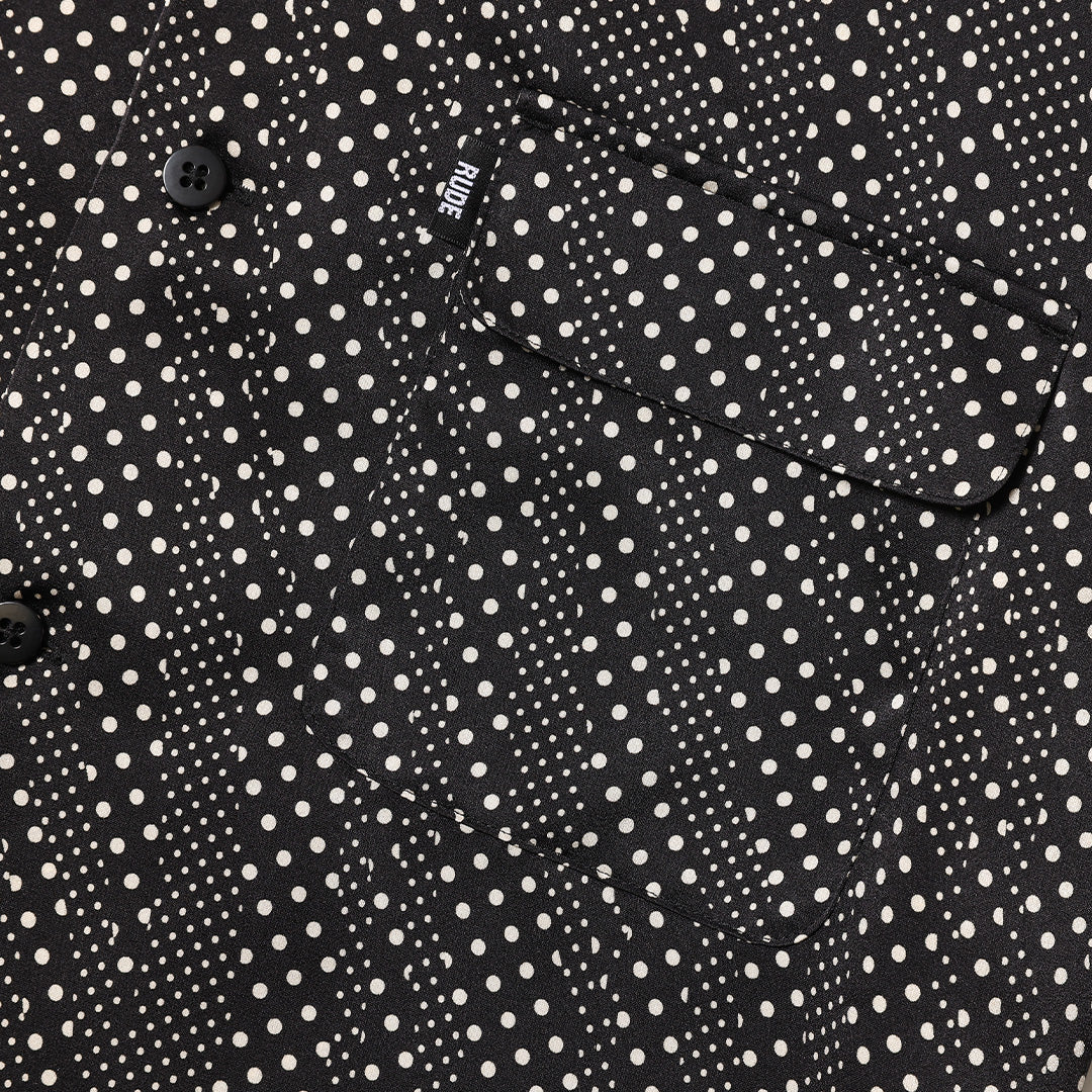 DOT OPEN COLLAR SS SHIRT