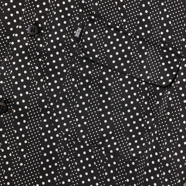 DOT OPEN COLLAR SS SHIRT