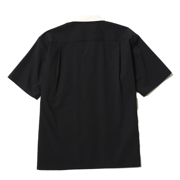FLYFRONT OPEN COLLAR SS SHIRT