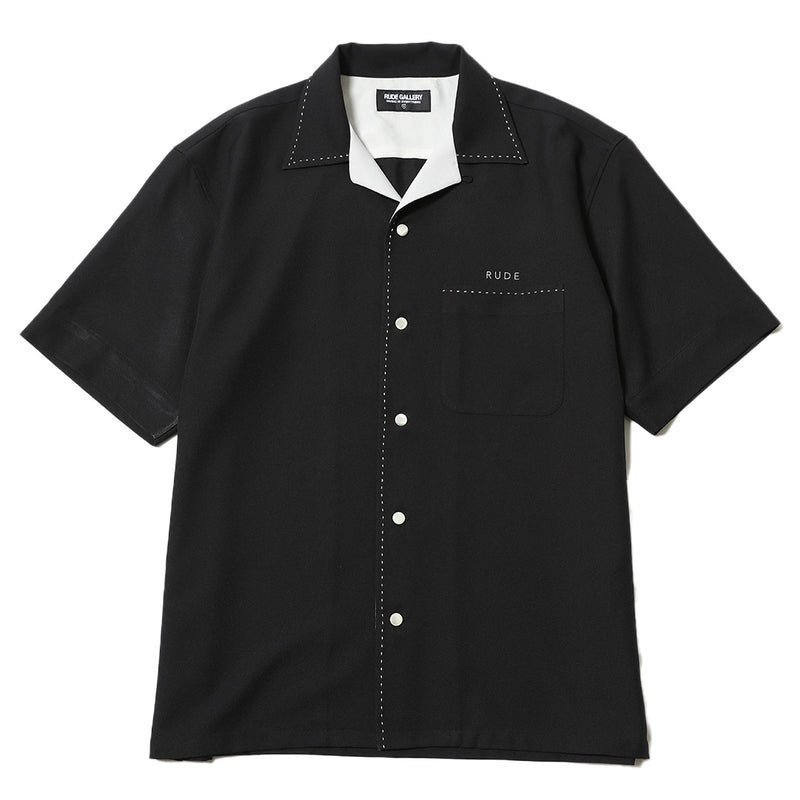 RUDE OPEN COLLAR SS SHIRT