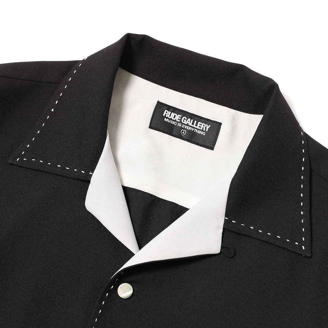 RUDE OPEN COLLAR SS SHIRT