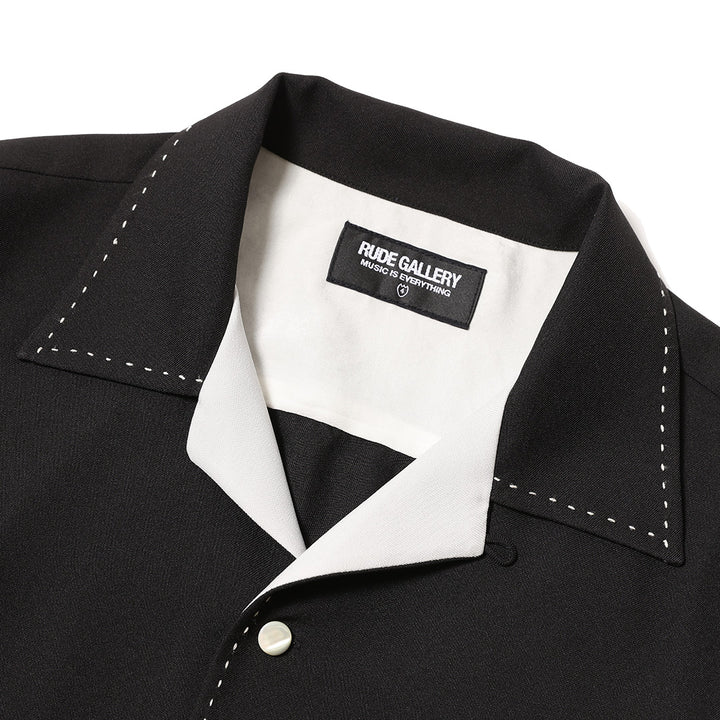 RUDE OPEN COLLAR SS SHIRT
