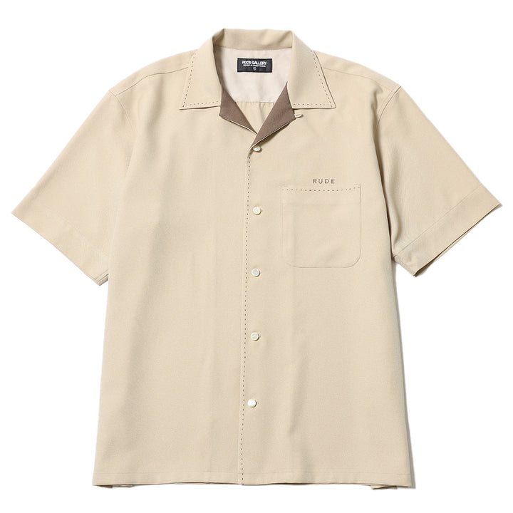 RUDE OPEN COLLAR SS SHIRT