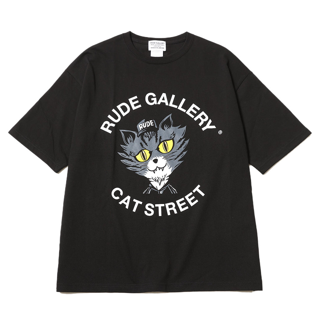 BLACK CAT STREET TEE – RUDE GALLERY OFFICIAL ONLINE SHOP