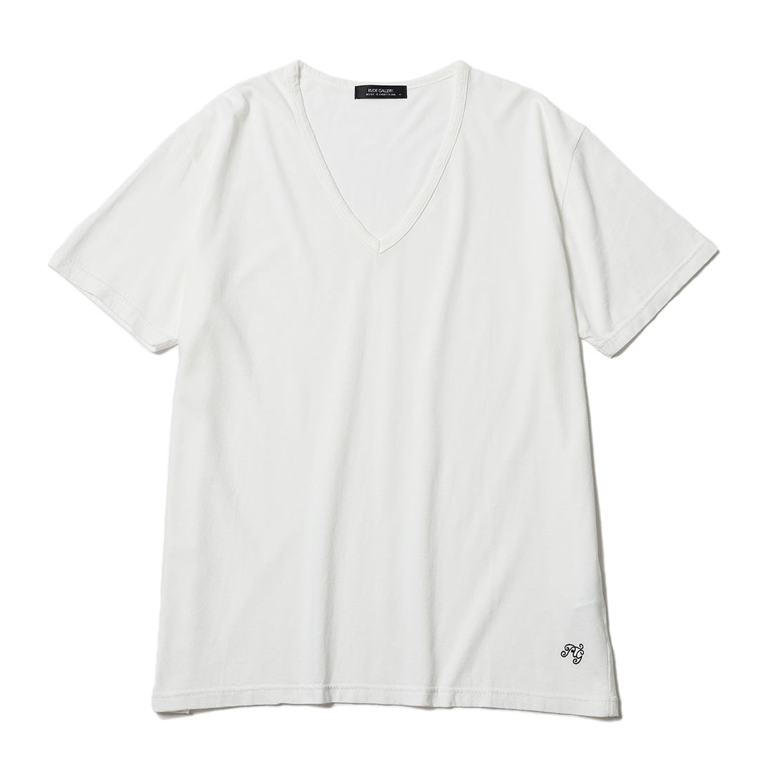 Neck Flick Rude BASIC V NECK TEE – RUDE GALLERY OFFICIAL ONLINE SHOP
