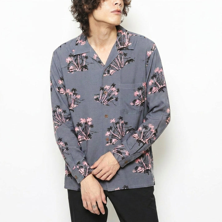 PANTHER ALOHA LS SHIRT