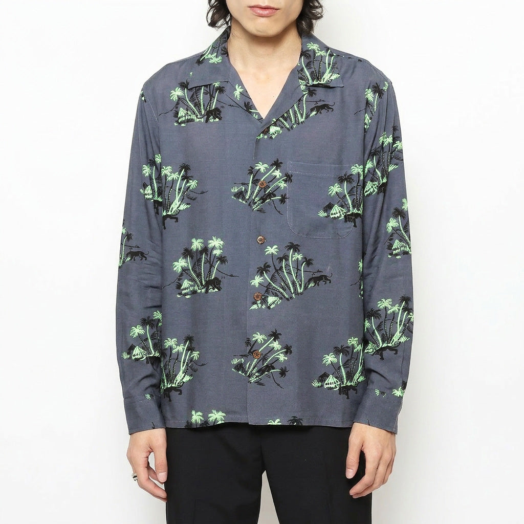 PANTHER ALOHA LS SHIRT