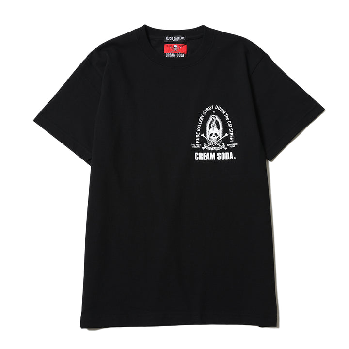 CREAM SODA×RUDE GALLERY MARIA&amp;SKULL TEE