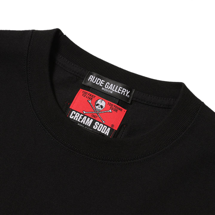 CREAM SODA×RUDE GALLERY MARIA&amp;SKULL TEE