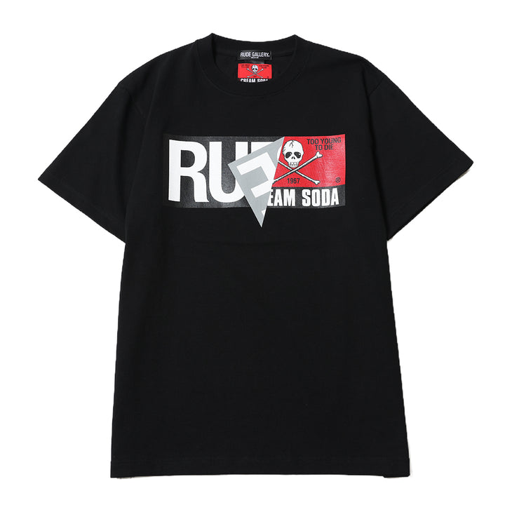 CREAM SODA×RUDE GALLERY STICKER TEE