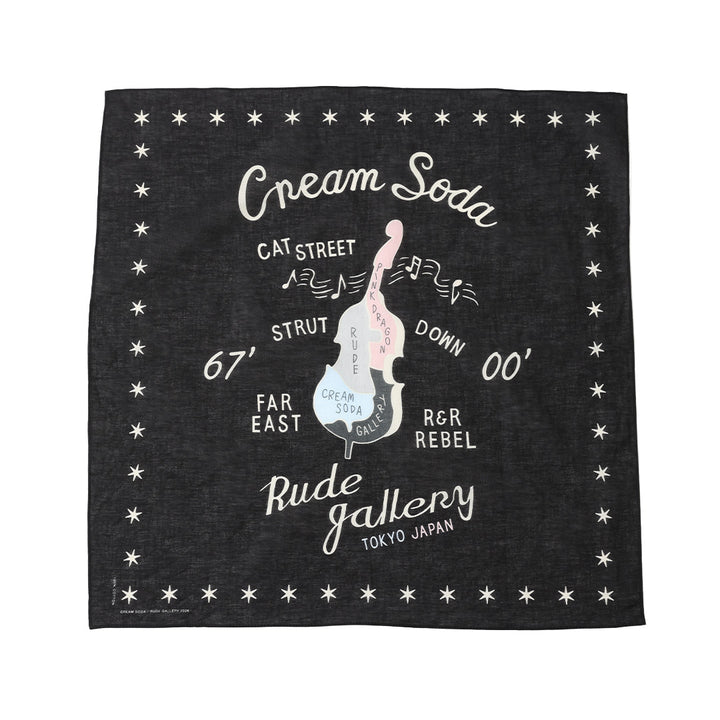 CREAM SODA×RUDE GALLERY BANDANA