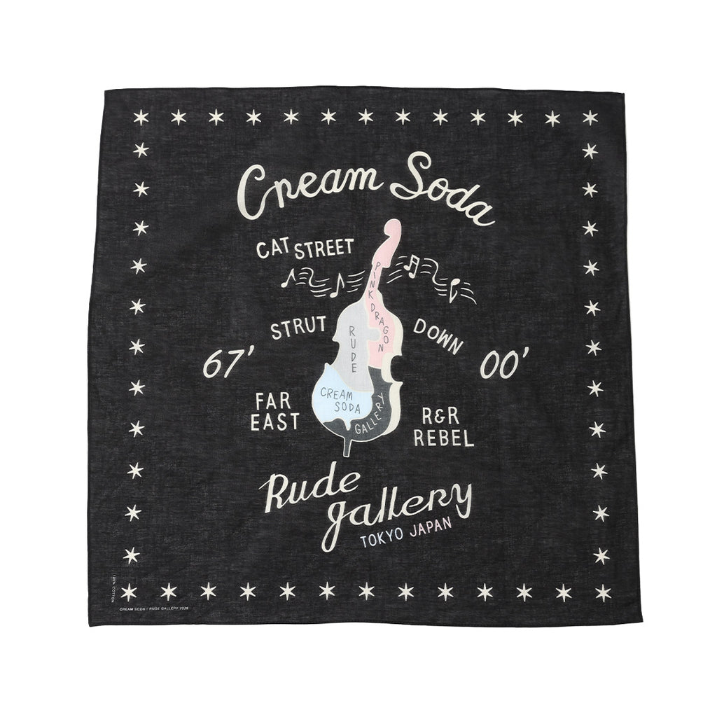 CREAM SODA×RUDE GALLERY BANDANA – RUDE GALLERY OFFICIAL ONLINE SHOP