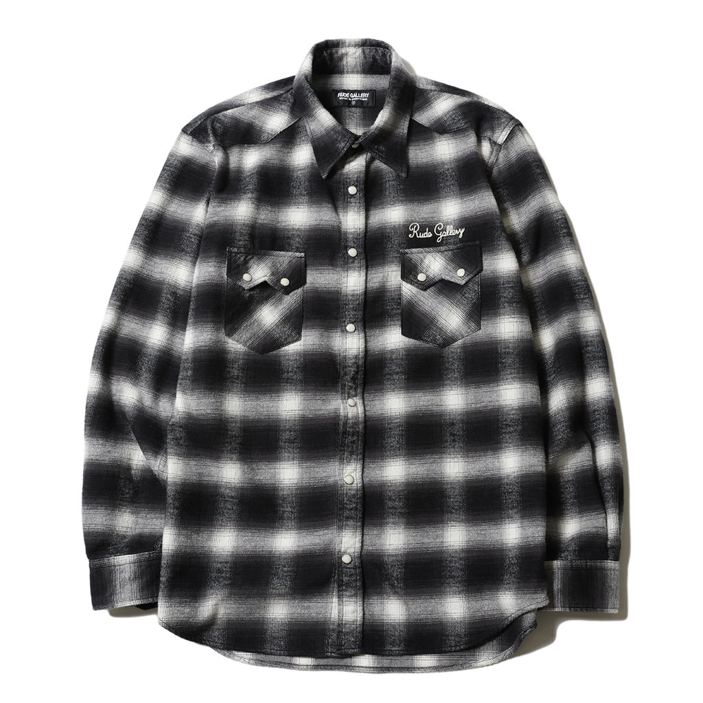 RILY Ombre Check Shirts 今市隆二 美品 Sサイズ RILY ombre check