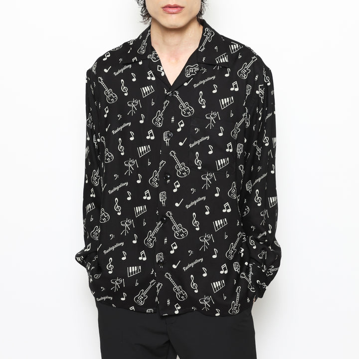 ONPU OPEN COLLAR LS SHIRT