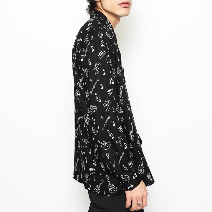 ONPU OPEN COLLAR LS SHIRT