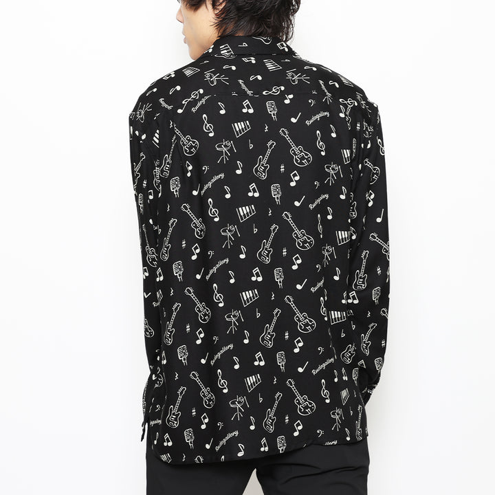 ONPU OPEN COLLAR LS SHIRT