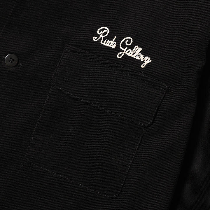 CORDUROY OPEN COLLAR LS SHIRT