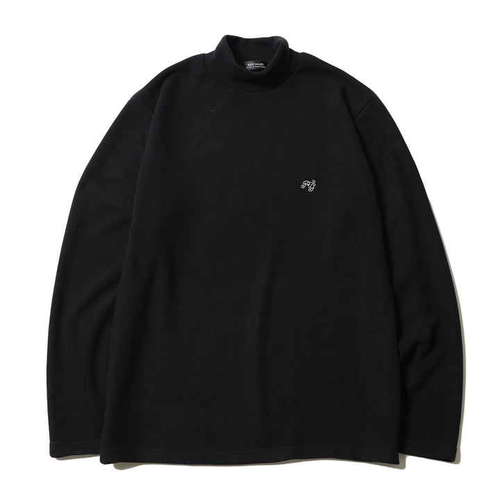 BASIC MOCK NECK KNIT LS