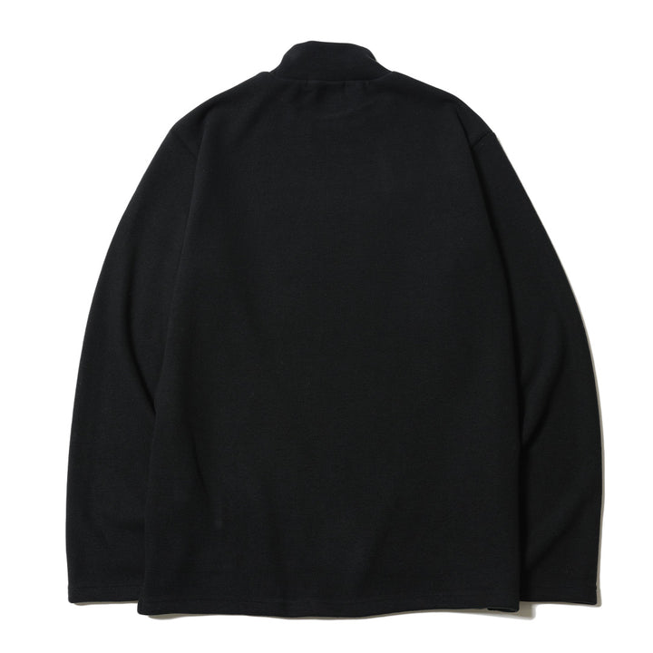 BASIC MOCK NECK KNIT LS