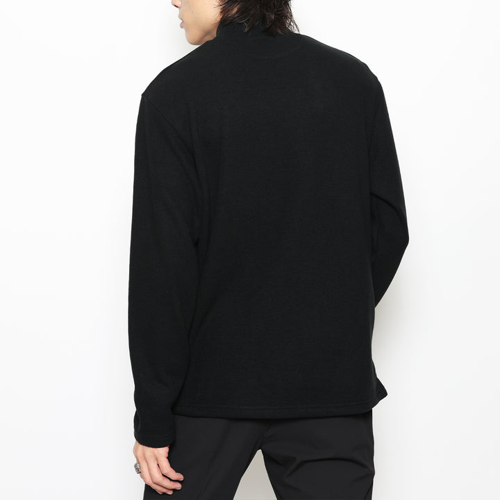 BASIC MOCK NECK KNIT LS