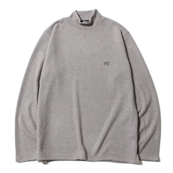 BASIC MOCK NECK KNIT LS