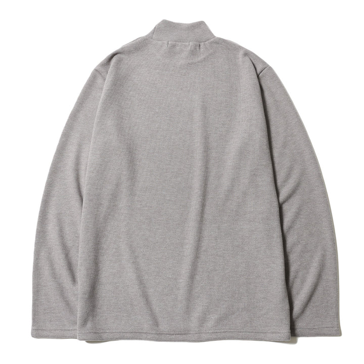BASIC MOCK NECK KNIT LS