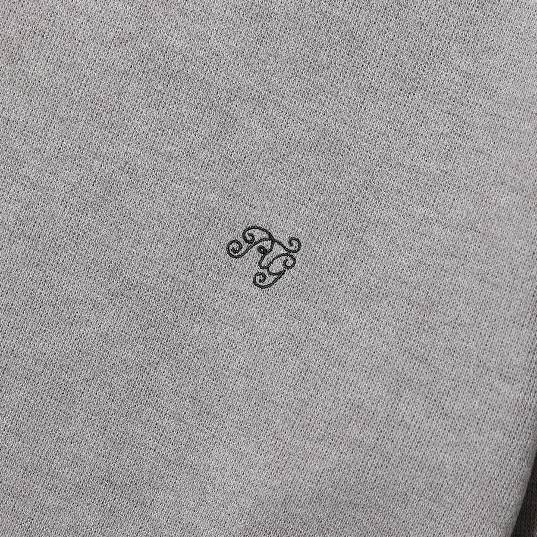 BASIC MOCK NECK KNIT LS
