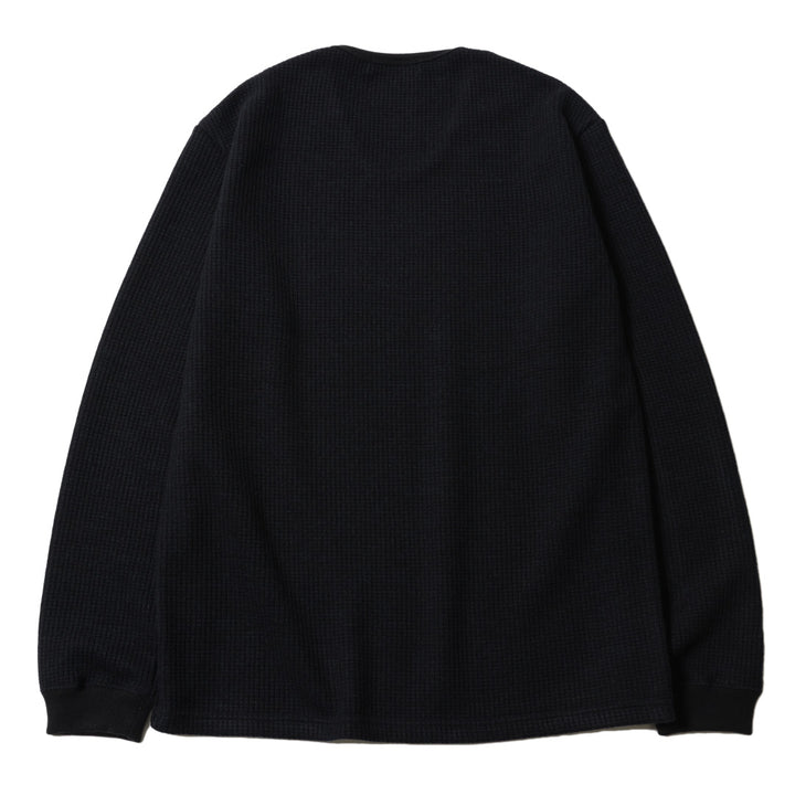 BASIC U NECK WAFFLE LS