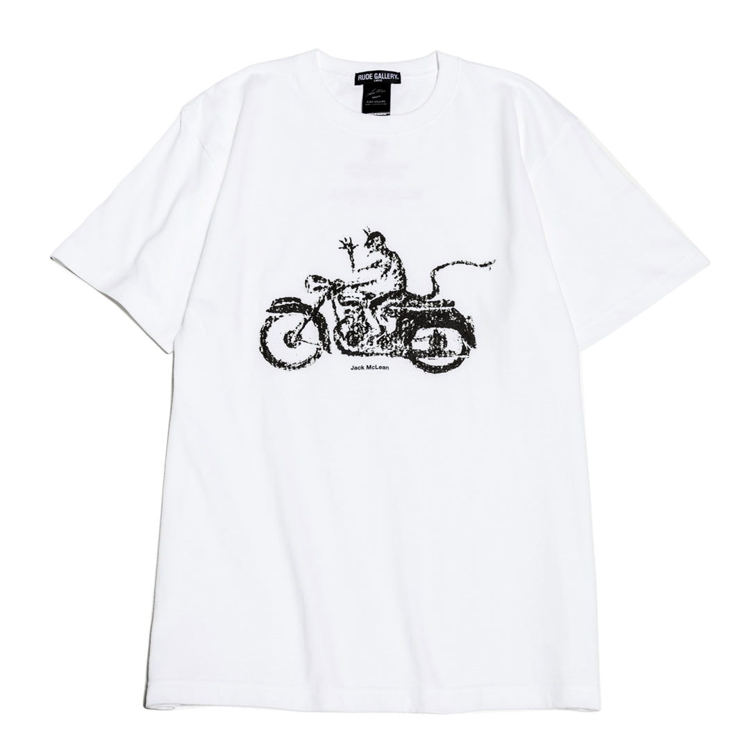 MOTORCYCLE DEVIL TEE - Jack McLean COLLABORATION – RUDE GALLERY