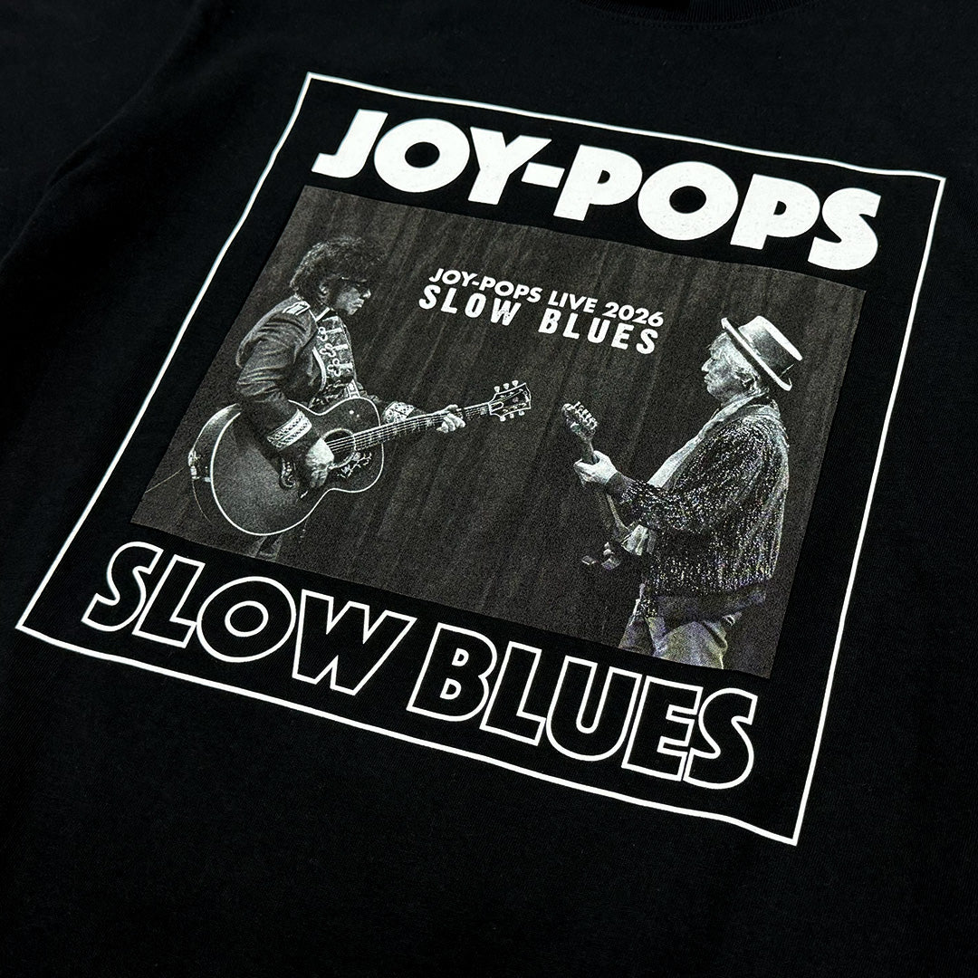 JOY-POPS SLOW BLUES TEE BLACK
