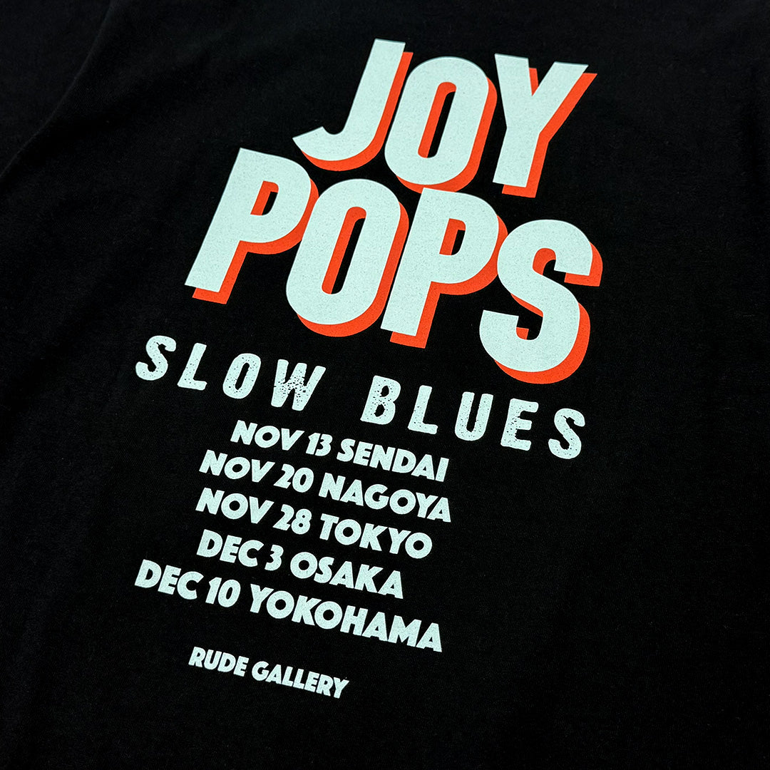 JOY-POPS SLOW BLUES TEE BLACK